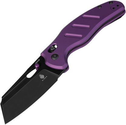 Kizer Sheepdog C01C Clutch-Lock 3.15" 154CM Purple Aluminum Folding Knife V4488AC1