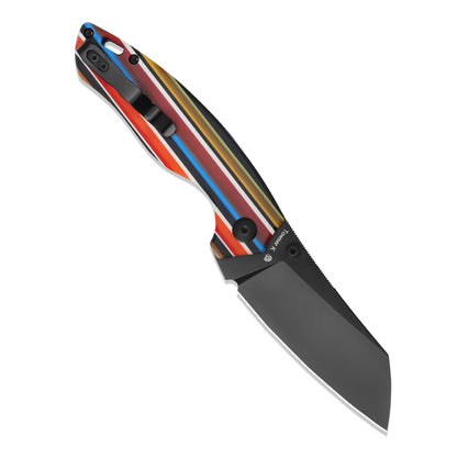 Kizer Towser K Serape 3.39" 154CM Multicolour G10 Folding Knife V4593C4