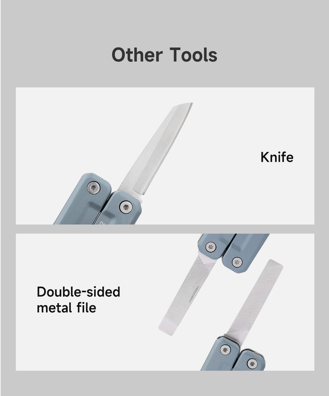 NexTool Light Wrench W2 Blue Multi-Tool Pliers 8 Functions with Pouch and Bit Kit