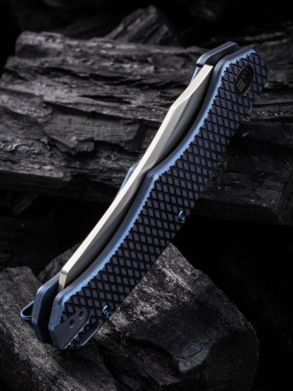 WE Viking Tactics RekkeR 3.61" CPM 20CV Blue Titanium Folding Knife by Kyle Lamb WE22010G-4