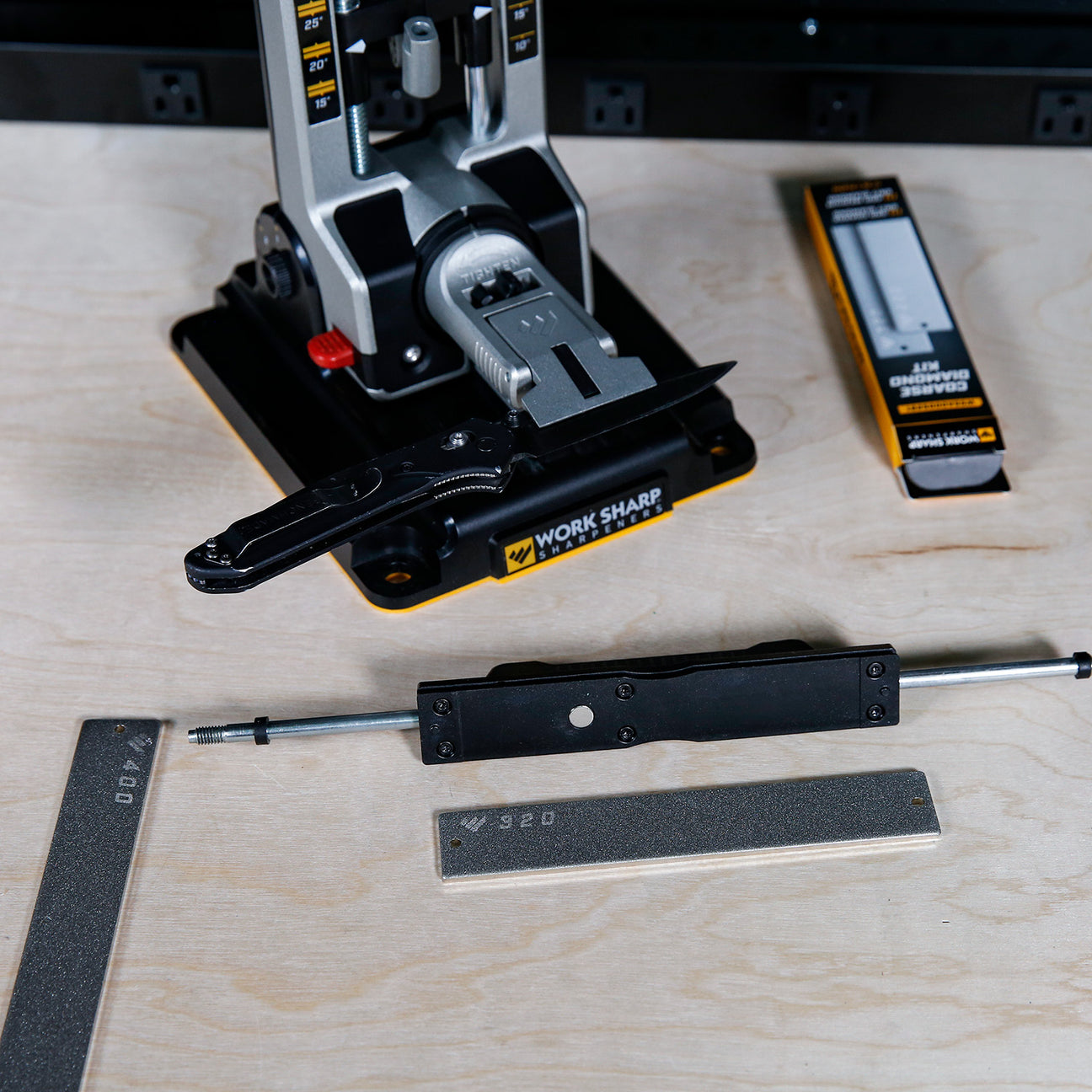 Work Sharp Replacement Coarse Diamond Kit 320/400 Grit or the PROFESSIONAL Precision Adjust Knife Sharpener