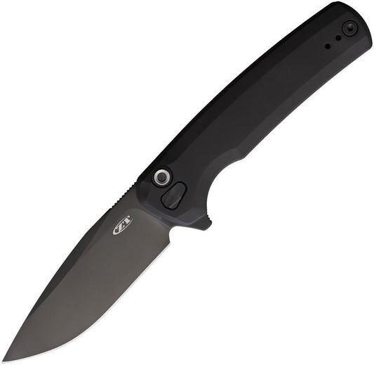 Zero Tolerance 0044BLK 3.2" CPM S45VN Black Titanium Button-Lock Folding Knife