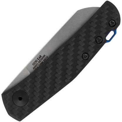 Zero Tolerance 0230 Anso 2.6" CPM 20CV Carbon Fiber Slipjoint Folding Knife