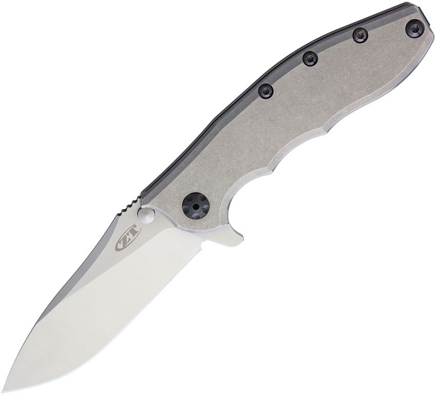 Zero Tolerance 0562TI Hinderer Slicer 3.5" CPM Magnacut Titanium Folding Knife