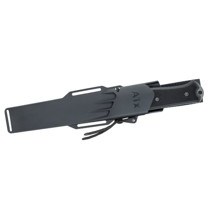 Fallkniven A1xb Black 6.34" Lam.CoS Fixed Blade Knife with Zytel Sheath