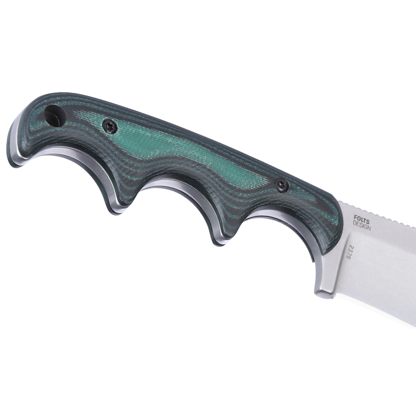 CRKT Minimalist Nessmuk 2.9" D2 Micarta Fixed Blade Knife - Alan Folts Design - 2376