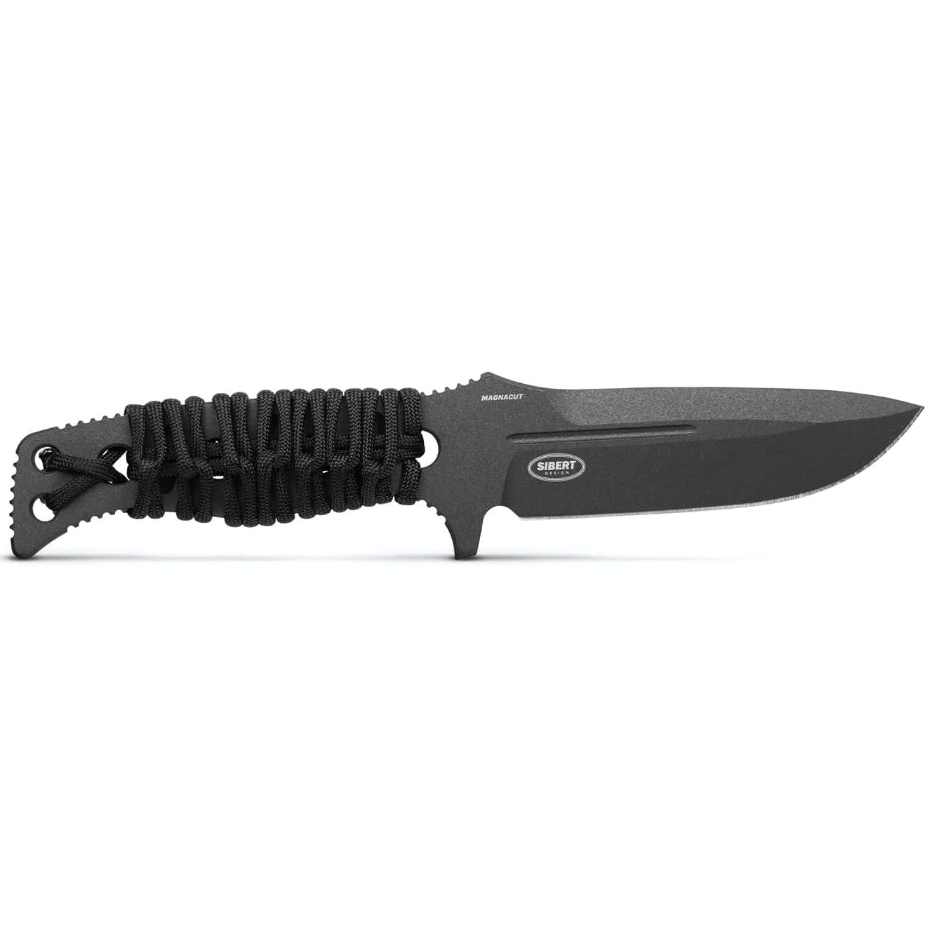 Benchmade 375BK-02 Fixed Adamas 4.2" Magnacut Cobalt Black Fixed Blade Knife with MOLLE Sheath