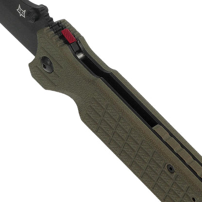 Fox Predator Evolution 3.74" Niolox Idroglider OD Green FRN Folding Knife Jesper Voxnaes FX-449 OD