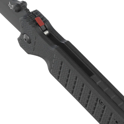 Fox Predator Evolution 3.74" Niolox Idroglider Black FRN Folding Knife by Jesper Voxnaes FX-449 B