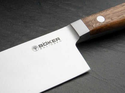Boker Solingen Heritage 7.01" Kitchen Santoku Knife with Walnut Handle - Made in Germany
