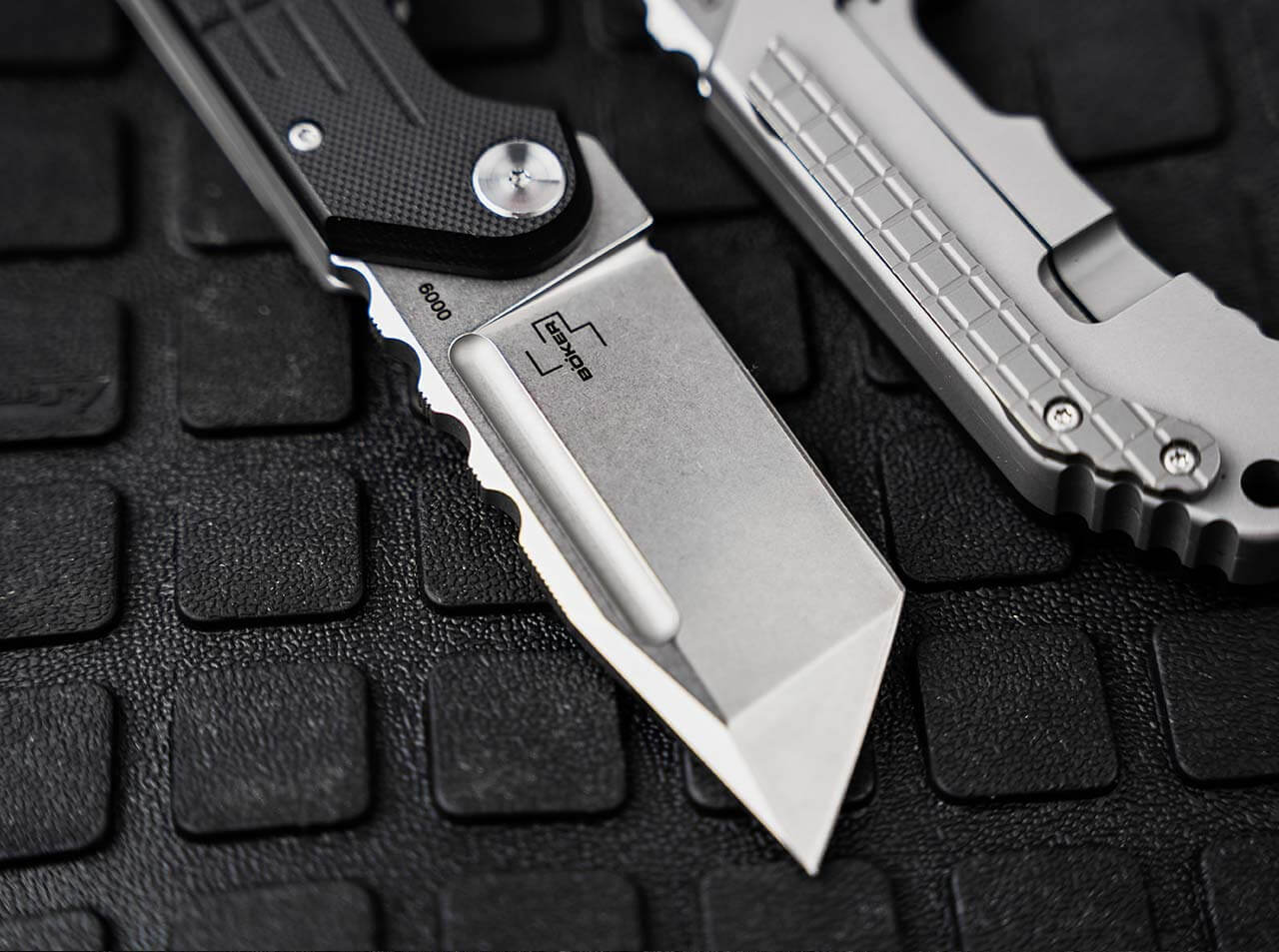 Boker Plus Dvalin Folder Tanto 2.8" D2 Folding Knife by Midgards Messer 01BO549