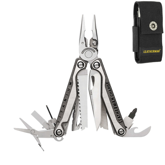 Leatherman Charge Plus TTI 4" Titanium Multi Tool with S30V Blade and Nylon Sheath