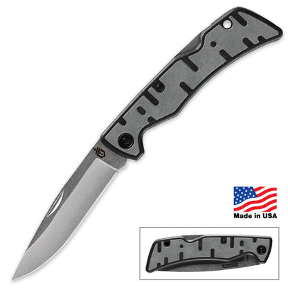 Gerber Commuter 3" Stonewashed 420HC Folding Knife - Made in USA