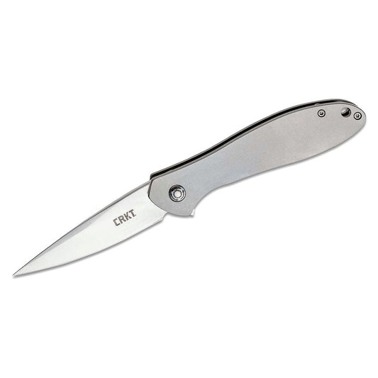 CRKT Eros Flat Handle 2.84" AUS8 IKBS Folding Knife - Ken Onion Design - K456XXP