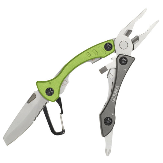 Gerber Crucial Compact Lightweight Carabiner Multi-Tool Green