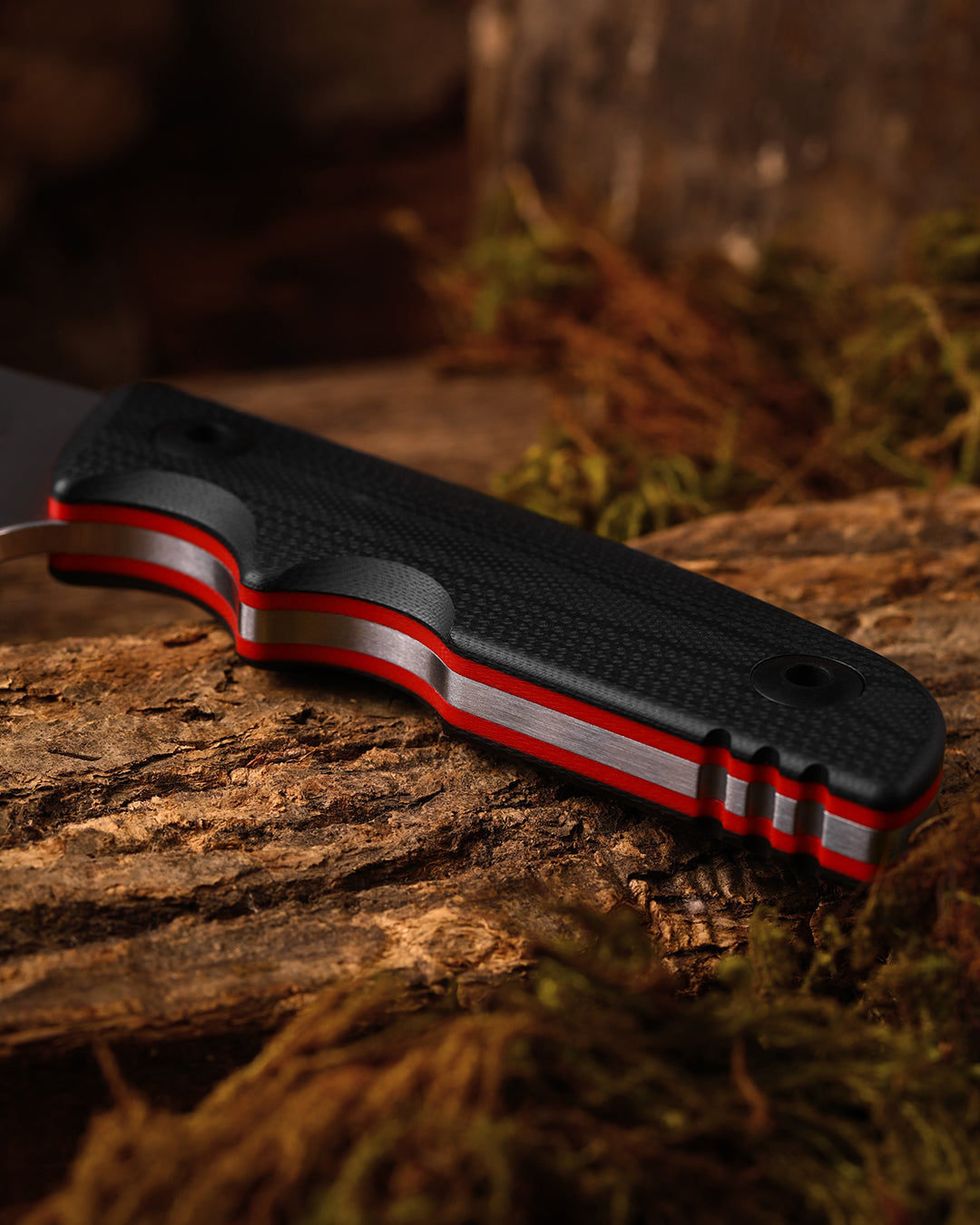 Kizer Snick 2.68" AEB-L Black/Red G10 Compact Fixed Blade Knife 1085A1