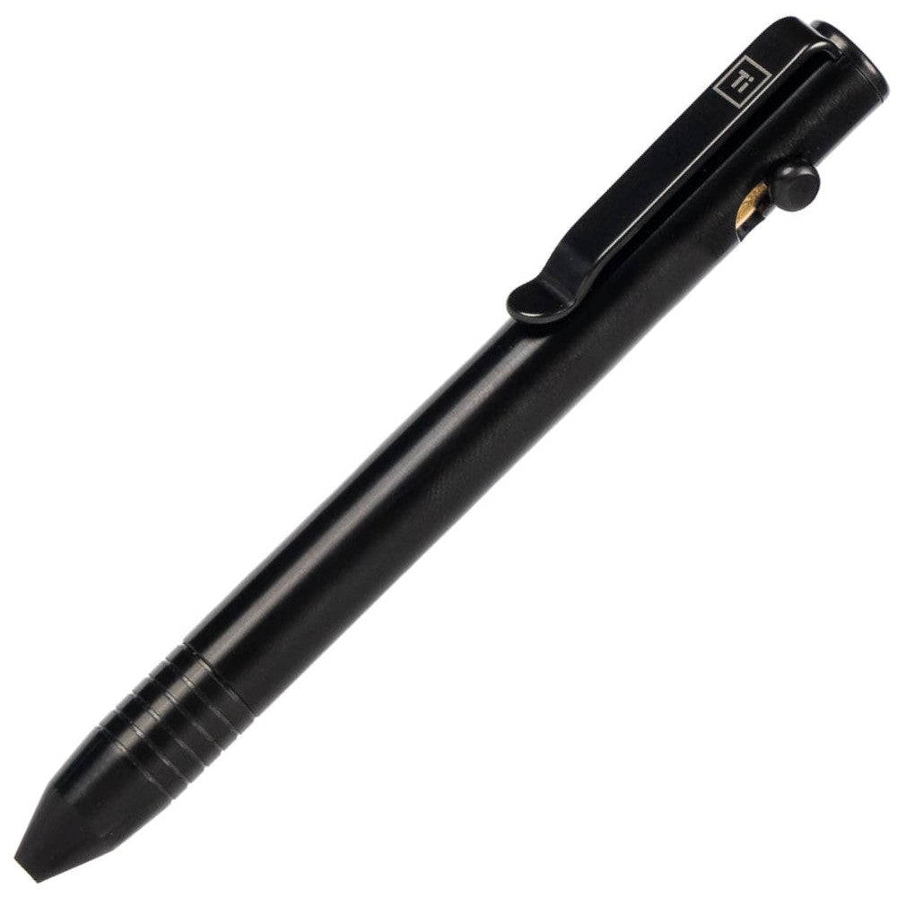 Big Idea Design Base Line DLC Black Titanium Bolt-Action Pen