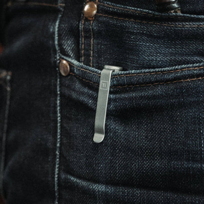 Big Idea Design Base Line Stonewashed Titanium Bolt-Action Pen