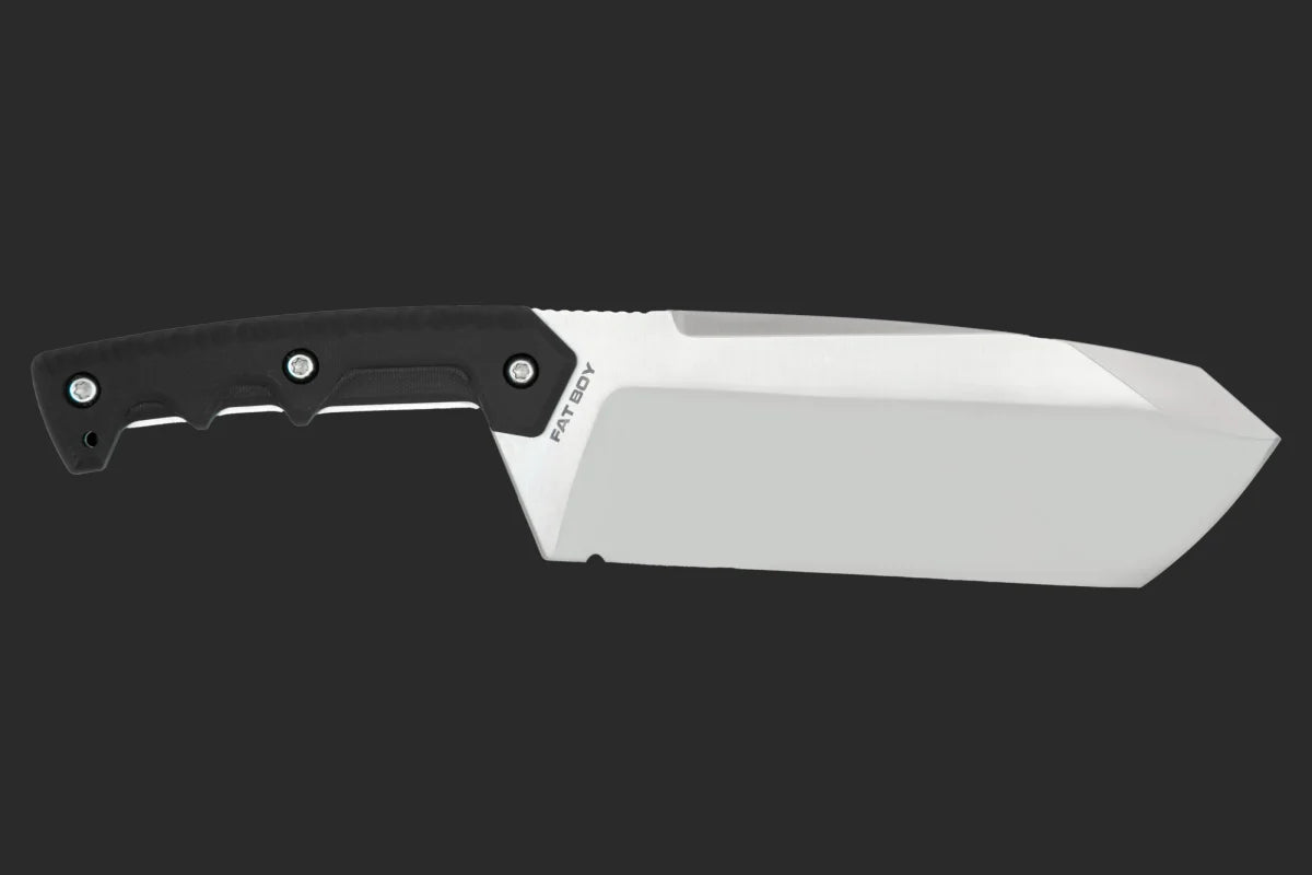 Extrema Ratio Fat Boy Satin 8.27" N690 Fixed Blade Knife with MOLLE Sheath