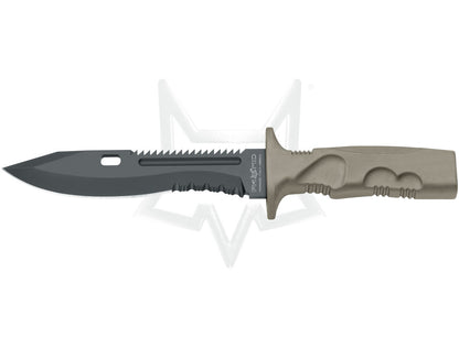 Fox FKMD Spartan II Leonida 7.28" N690Co Fixed Blade Sawback Knife FX-0171106