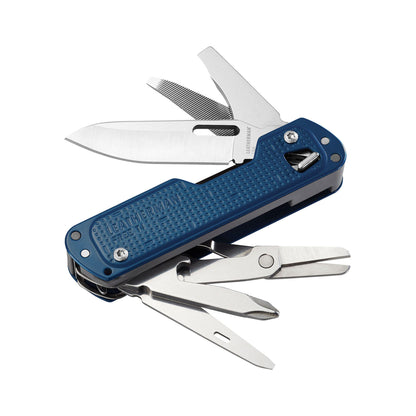 Leatherman Free T4 Navy 3.6" Magnetic Locking Multi Tool