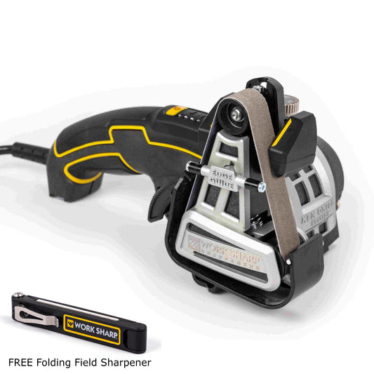 Work Sharp Ken Onion Edition Knife & Tool Sharpener Mk.2 (Electric) PROMO Free Folding Field Sharpener
