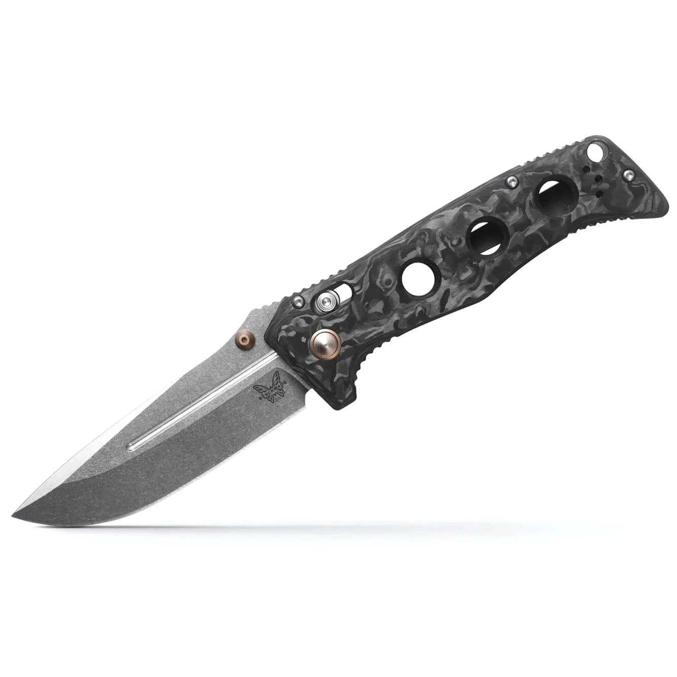 Benchmade 275-05 Adamas 3.82" Magnacut Marbled Carbon Fiber Folding Knife