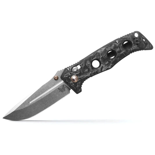 Benchmade 275-05 Adamas 3.82" Magnacut Marbled Carbon Fiber Folding Knife