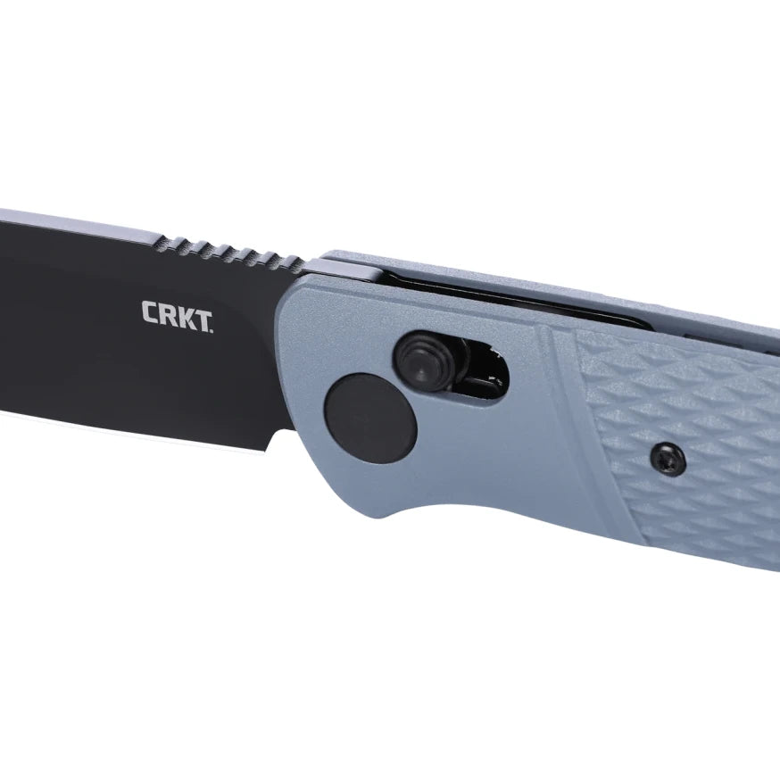 CRKT Counterpart Crossbar Lock 3.38" Sandvik 12C27 Gray IKBS Folding Knife by Ken Onion K430GKP