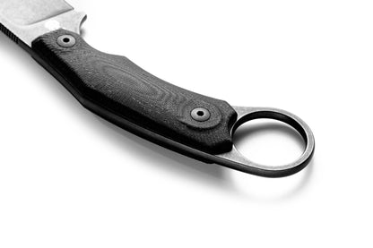 LionSteel H2 2.95" M390 Black PVD G10 Fixed Blade Knife Kydex Sheath