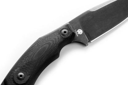 LionSteel H2 2.95" M390 Black PVD G10 Fixed Blade Knife Kydex Sheath