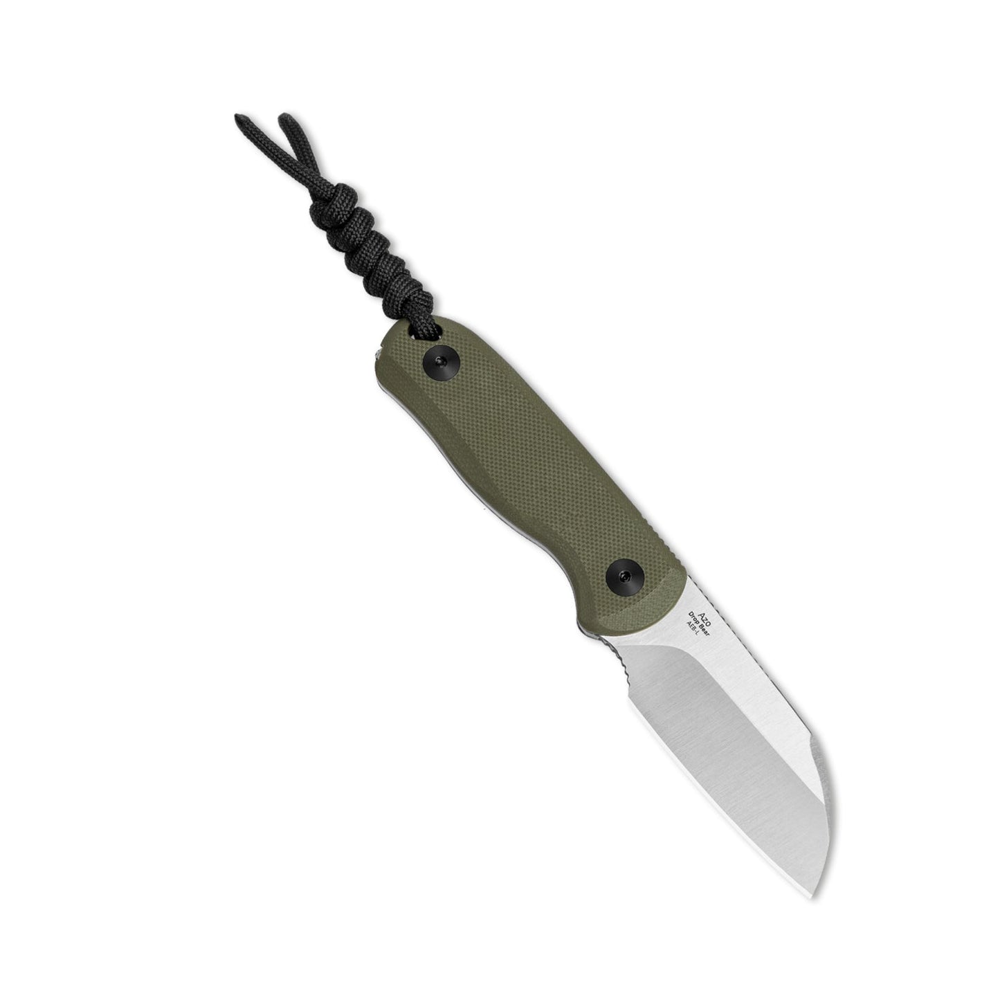 Kizer Drop Bear 2.6" AEB-L Olive Green G10 Compact Sheepsfoot Fixed Blade Knife 1093A1