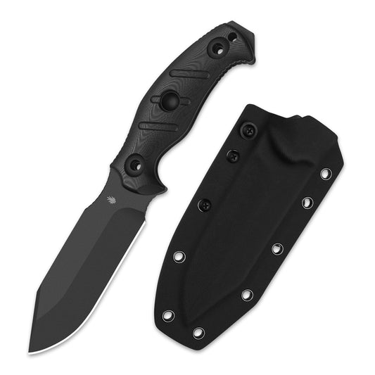 Kizer Sheepdog Survival 5.28" 1095 Black G10 Fixed Blade Knife 1105A3