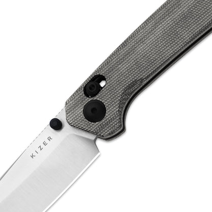Kizer Madrac Clutch-Lock 3.06" Nitro-V Norplex UltreX Micarta Folding Knife V3693A3