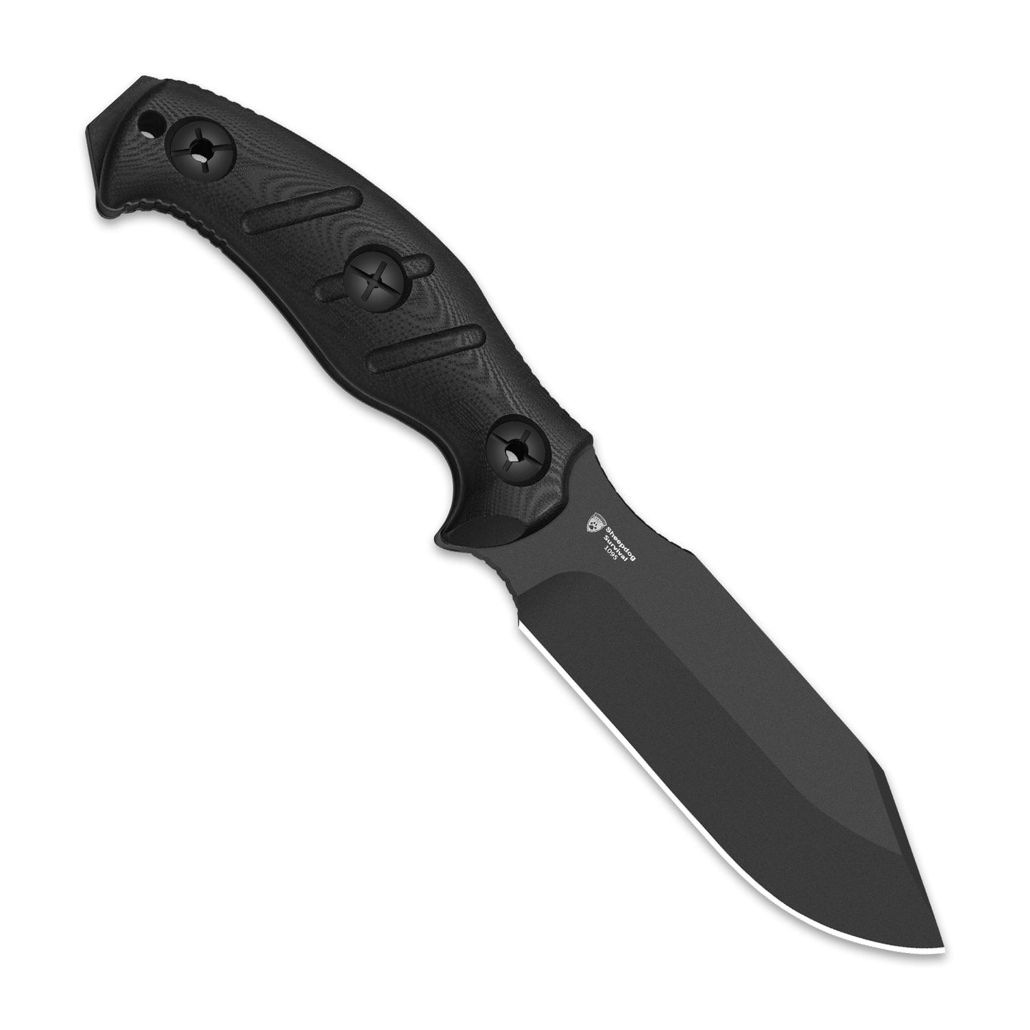 Kizer Sheepdog Survival 5.28" 1095 Black G10 Fixed Blade Knife 1105A3