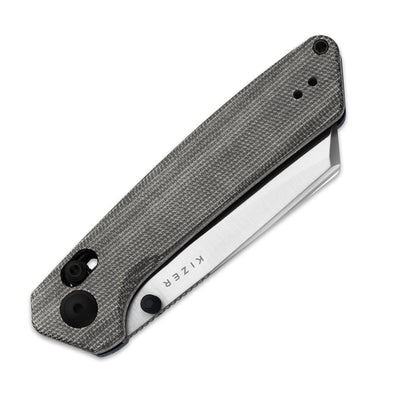 Kizer Madrac Clutch-Lock 3.06" Nitro-V Norplex UltreX Micarta Folding Knife V3693A3