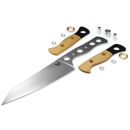 Benchmade Wildcoast 4070-02 6.83" CPM-154 Maple Valley Richlite Black G10 Fixed Blade Knife with Sheath