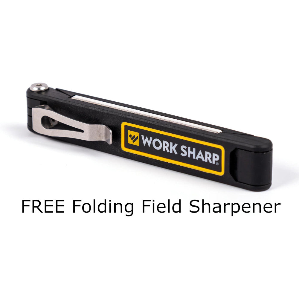 Work Sharp Ken Onion Edition Knife & Tool Sharpener Mk.2 (Electric) PROMO Free Folding Field Sharpener