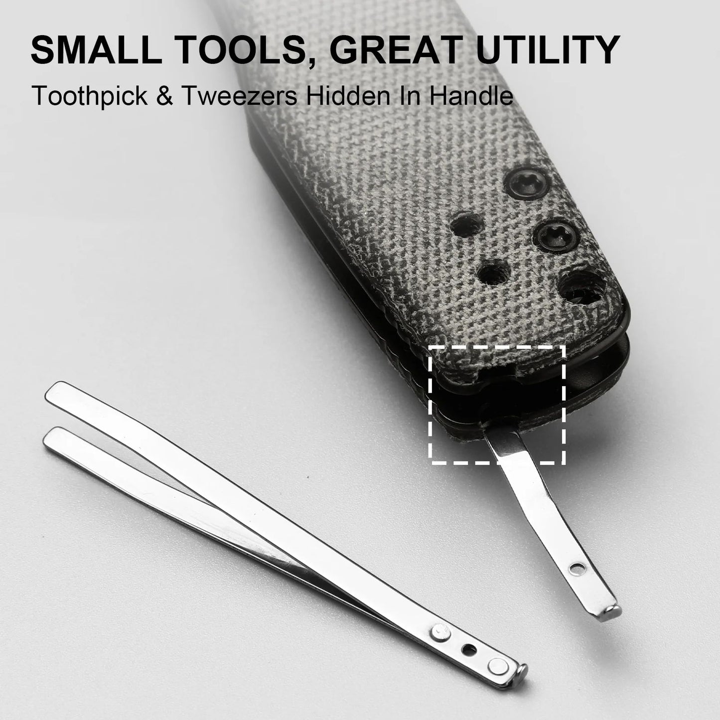 Kizer Aegis 2.8" AEB-L Norplex UltreX Micarta Clutch-Lock Folding Knife V3774A1