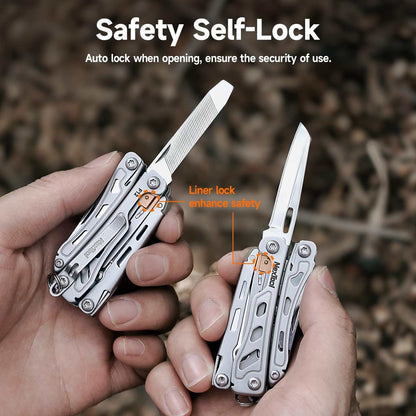 NexTool Mini Flagship F12 Blue Compact Multi-Tool with 15 Functions NE20410D