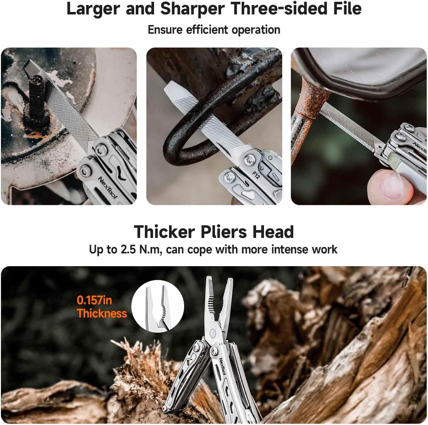 NexTool Mini Flagship F12 Compact Multi-Tool with 13 Functions