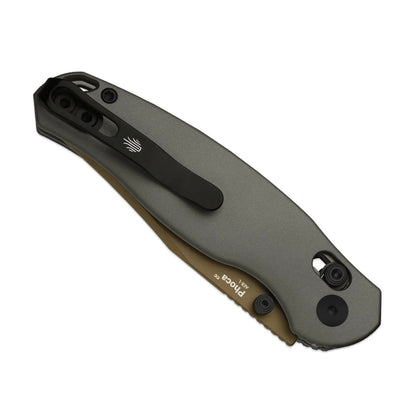 Kizer Phoca 2.9" AEB-L Aluminium Sunset Metal PVD Clutch-Lock Folding Knife V3780A2