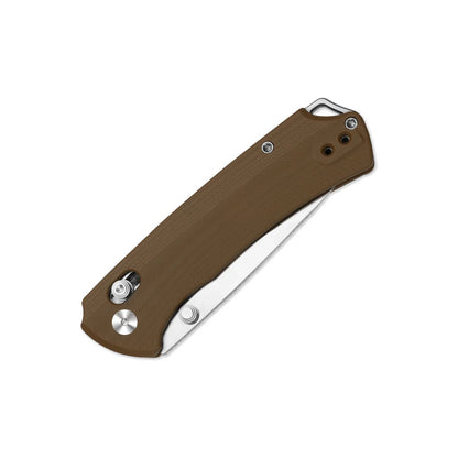 Kizer T1 CD 3.2" Nitro-V Brown G10 Clutch-Lock Folding Knife by Uli Hennicke V3490.2CA2