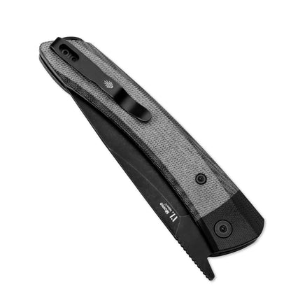 Kizer Momo 4.11" Nitro-V G10 Micarta Folding Knife by Vladimir Legachev V4663A1