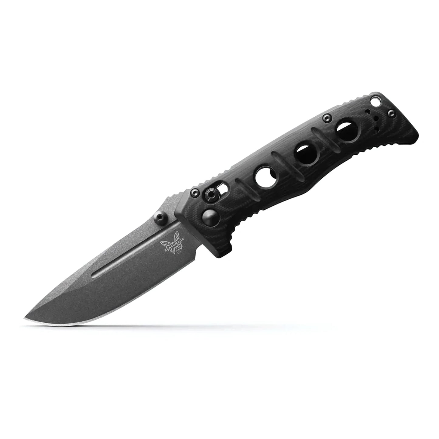 Benchmade 273GY-04 Mini Adamas 3.25" Magnacut Grey/Black G10 Folding Knife