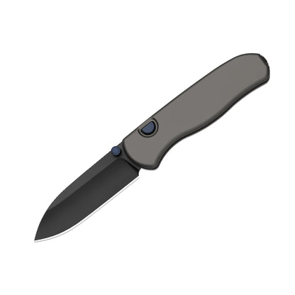 Kizer Drop Bear Zero 3.1" Elmax DLC Ultra Dark Gray Aluminium Folding Knife Ki3619BDA1