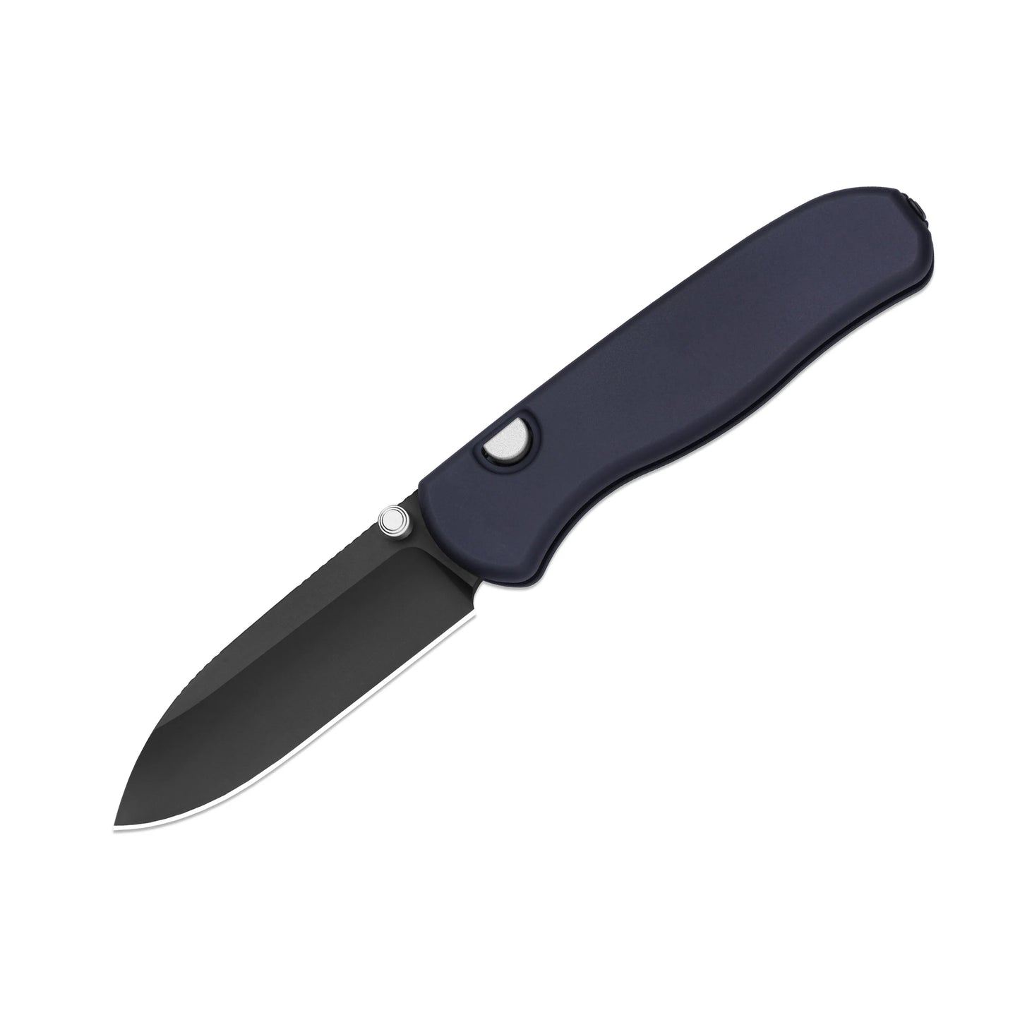 Kizer Drop Bear Zero 3.1" M390 DLC Ultra Dark Blue Aluminium Folding Knife Ki3619BDA2