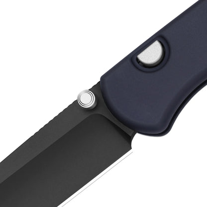 Kizer Drop Bear Zero 3.1" M390 DLC Ultra Dark Blue Aluminium Folding Knife Ki3619BDA2