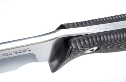 LionSteel M7 7.09" Sleipner Micarta Fixed Blade Knife with Kydex Sheath