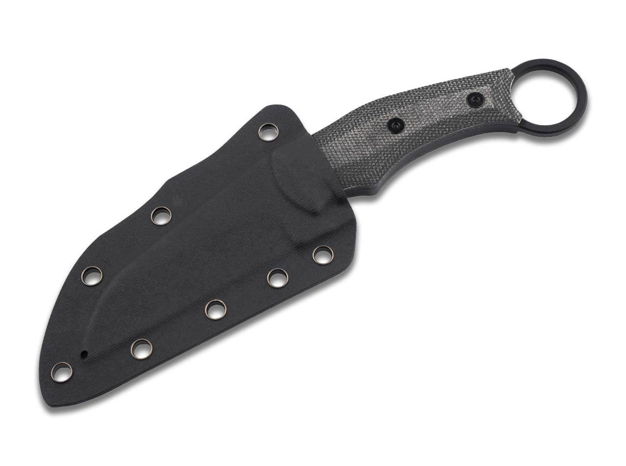 Boker Magnum Straight Karambit 3.8" Micarta Fixed Blade Knife by Ruben Fritton 02RY700